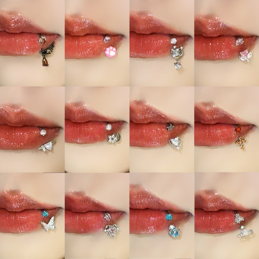 Body Jewelry Europe - คอลเลคชั่นแหวนริมฝีปาก แหวนรูปเกือกม้า แหวนรูปตัว C น่ารักและมีสไตล์ แหวนติดหูสาวเปรี้ยว