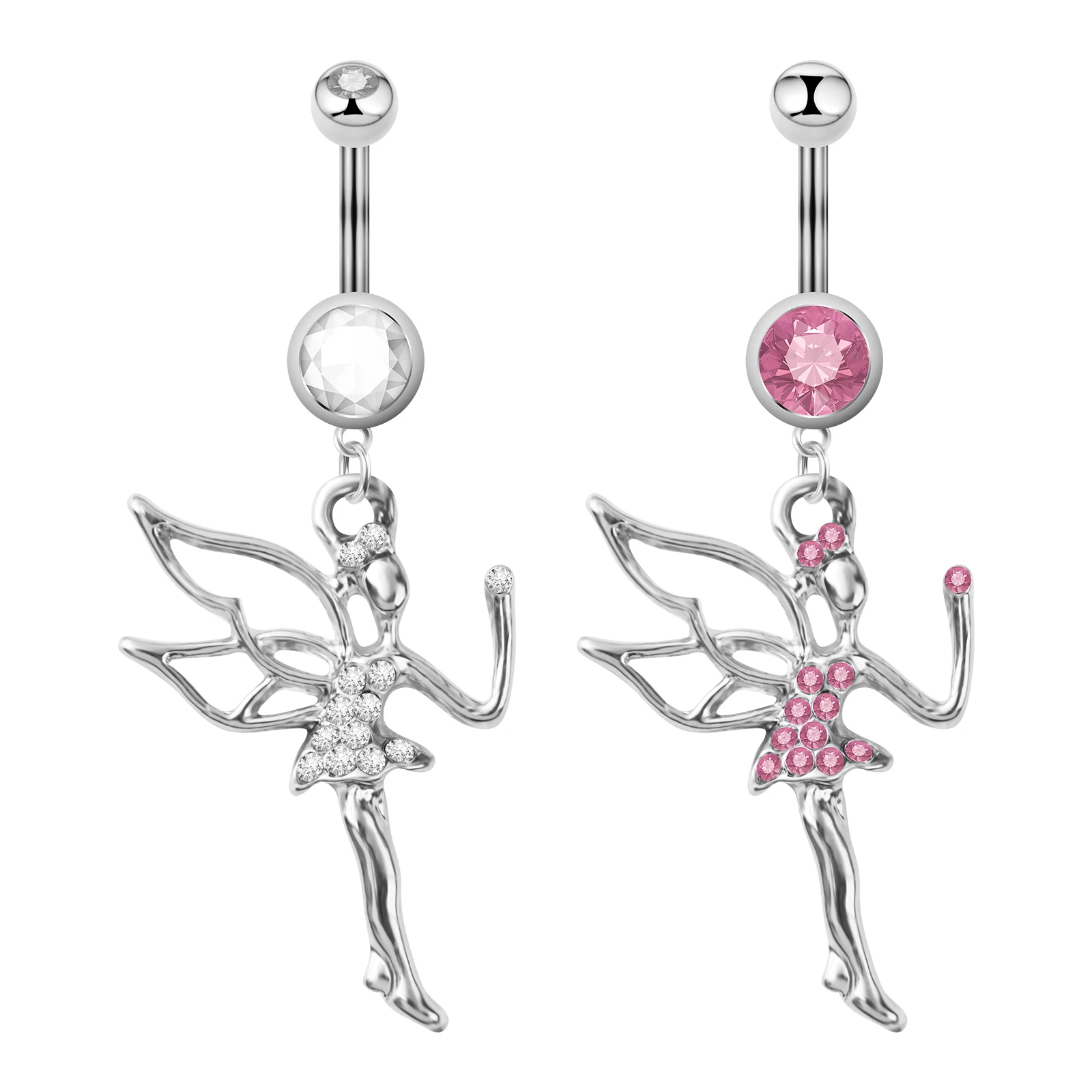 Body Jewelry Europe - เครื่องเจาะสะดือแฟชั่นนักเต้นบัลเล่ต์นางฟ้าน่ารักและน่ารักน่ารักยอดนิยมเครื่องประดับเจาะในยุโรปและอเมริกา