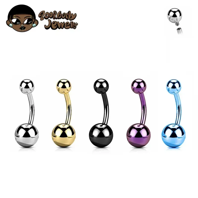 F136 ไทเทเนียมเจาะแหวนคลาสสิก  - Zoor Body Jewelry บทวิจารณ์และราคา