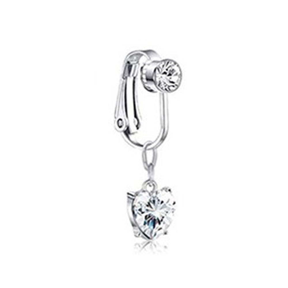 อุปกรณ์เสริมคลิปบนต่างหูกระดูก - Body Jewelry Belly Button Rings บทวิจารณ์และราคา