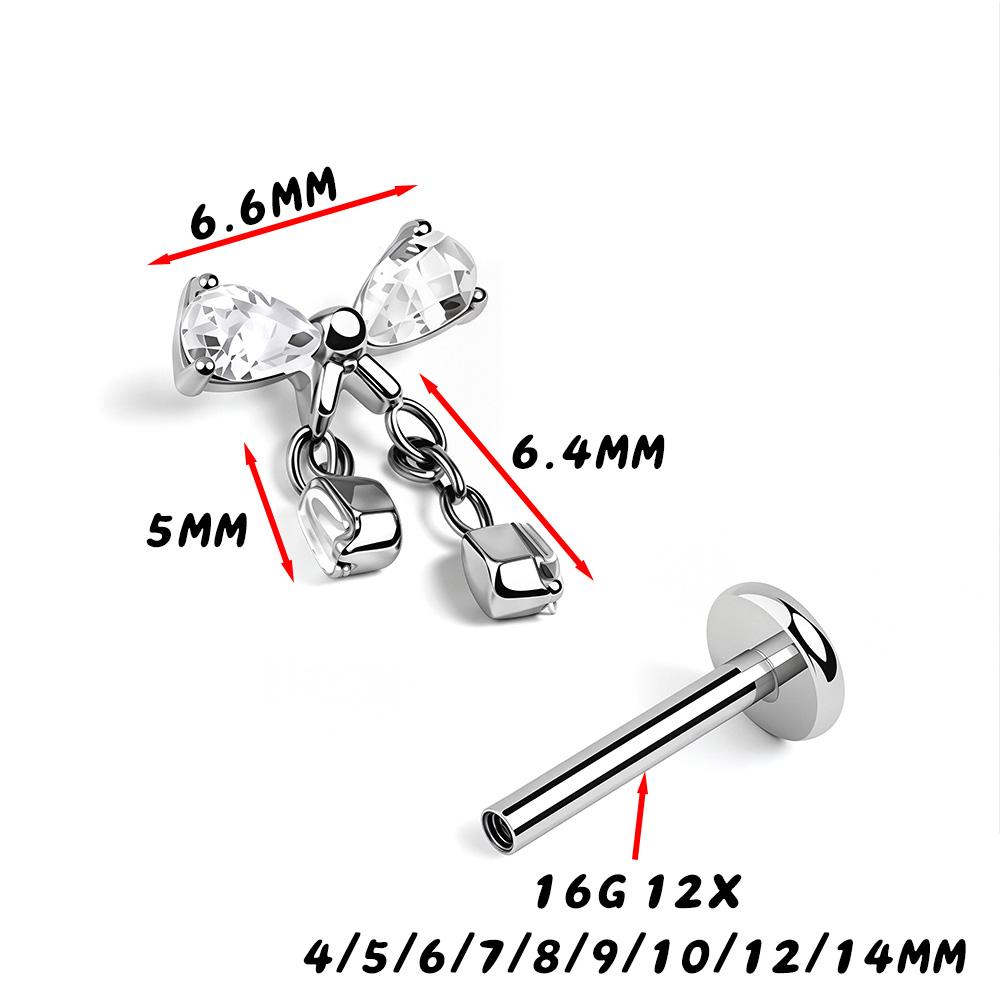จิวเจาะหูไทเทเนียม ASTM F136 ร - Zoor Body Jewelry บทวิจารณ์และราคา