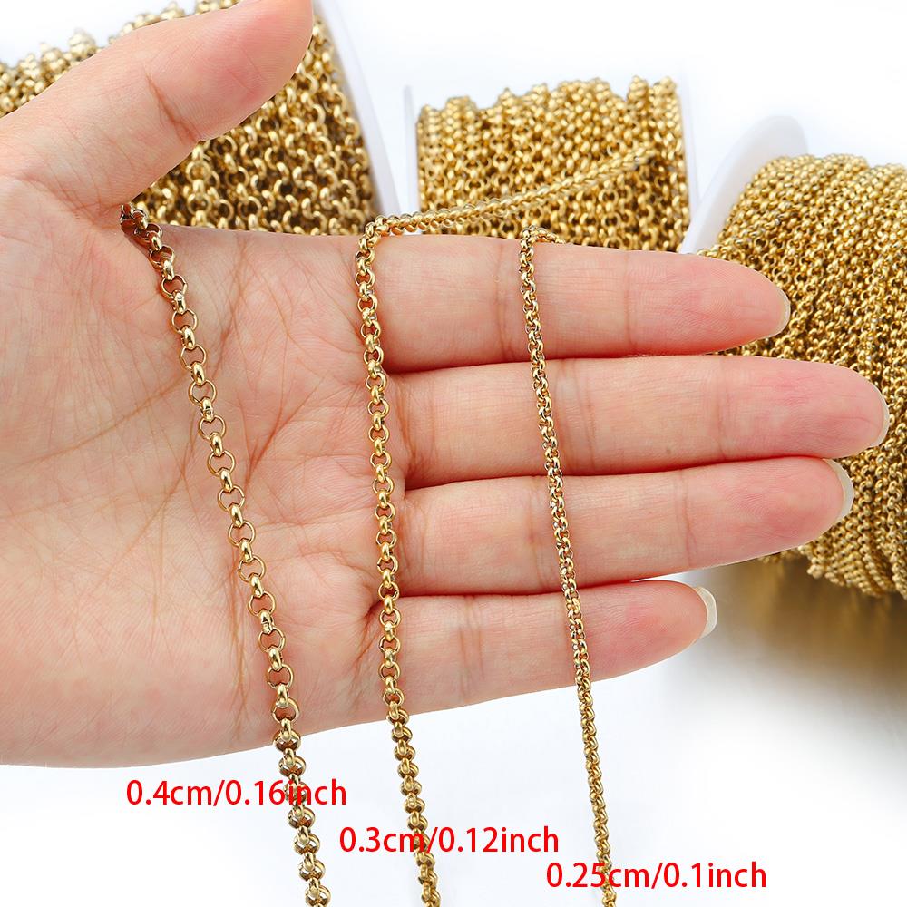 โซ่สแตนเลสรูปตัวโอขนาดเล็ก 1 เ - Body Jewelry Outfit บทวิจารณ์และราคา