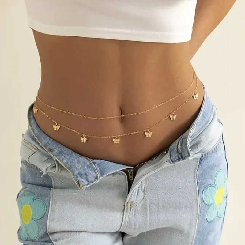 ใหม่ Charm เซ็กซี่ Double Laye - Body Jewelry Outfit บทวิจารณ์และราคา