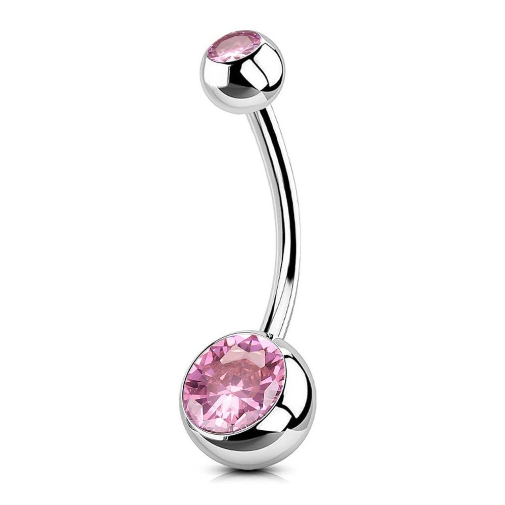 แหวนสะดือวัสดุไทเทเนียมคุณภาพส - Body Jewelry Belly Button Rings บทวิจารณ์และราคา