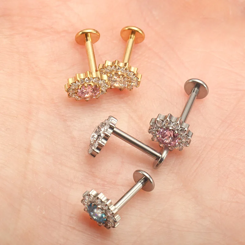 ต่างหูไทเทเนียม ZOOR F136 ประด - Zoor Body Jewelry บทวิจารณ์และราคา