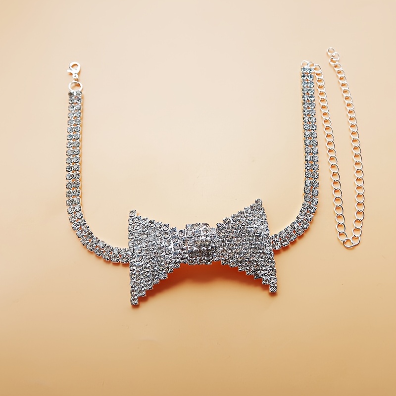 สร้อยคอแฟชั่นแบบโซ่ผูกโบว์ประด - Body Jewelry Retainers บทวิจารณ์และราคา