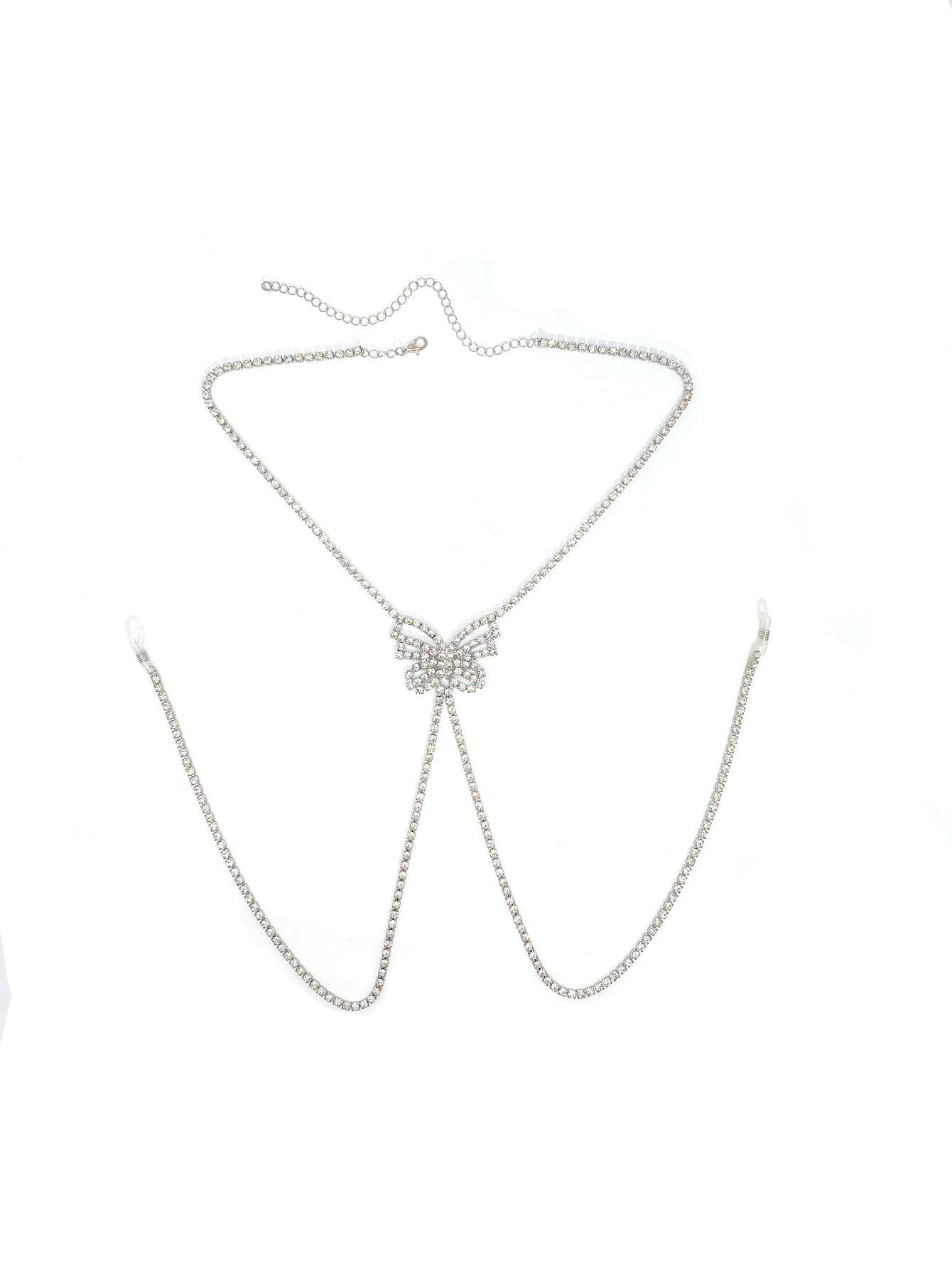ห่วงโซ่ปลายผีเสื้อพู่ห้อยแบบไม - Body Jewelry Rhinestone บทวิจารณ์และราคา