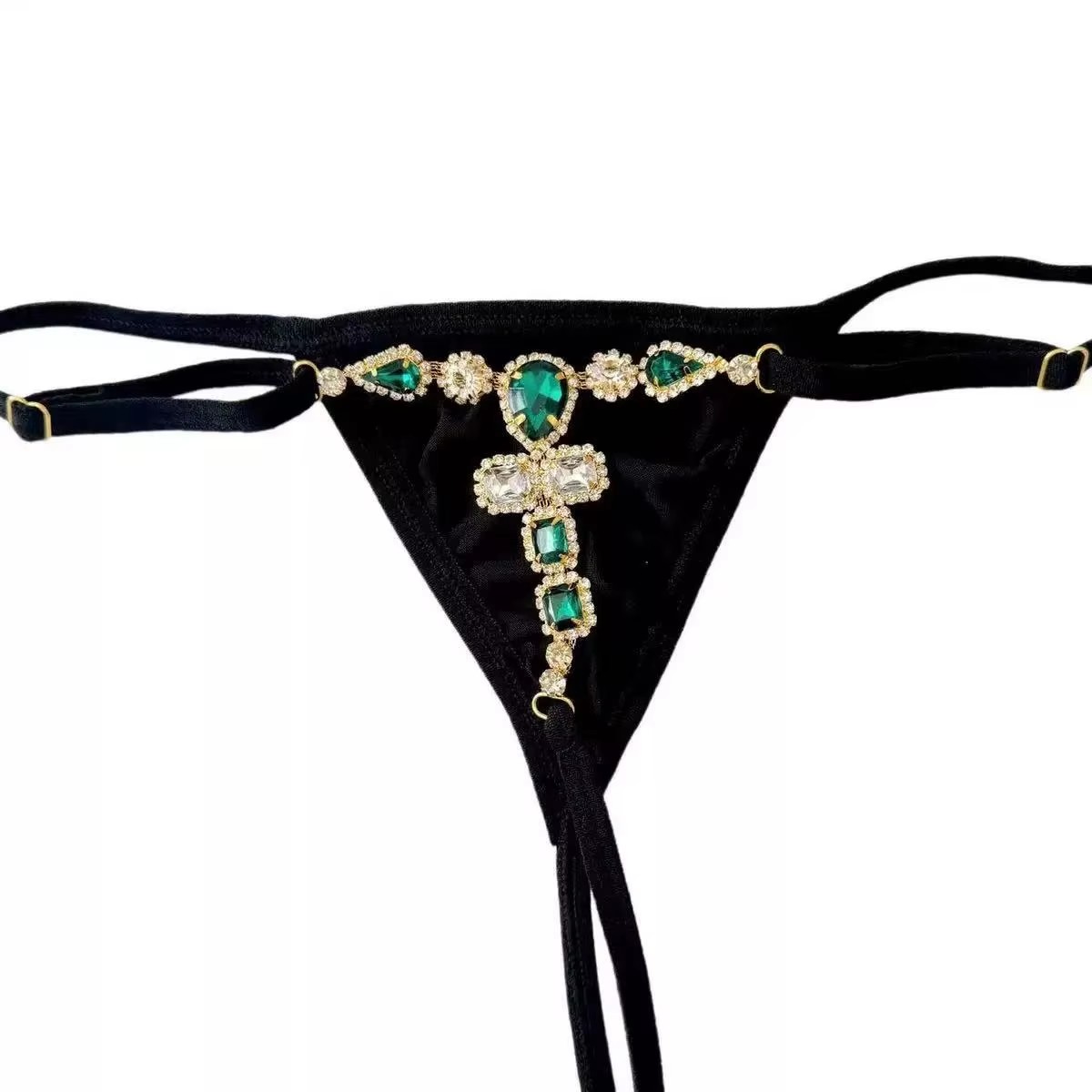 ชุดชั้นในเซ็กซี่ประดับเพชรเทีย - Body Jewelry Rhinestone บทวิจารณ์และราคา