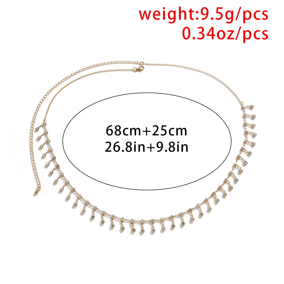 เซ็กซี่พู่เอวเข็มขัดZircon Rhi - Body Jewelry Rhinestone บทวิจารณ์และราคา
