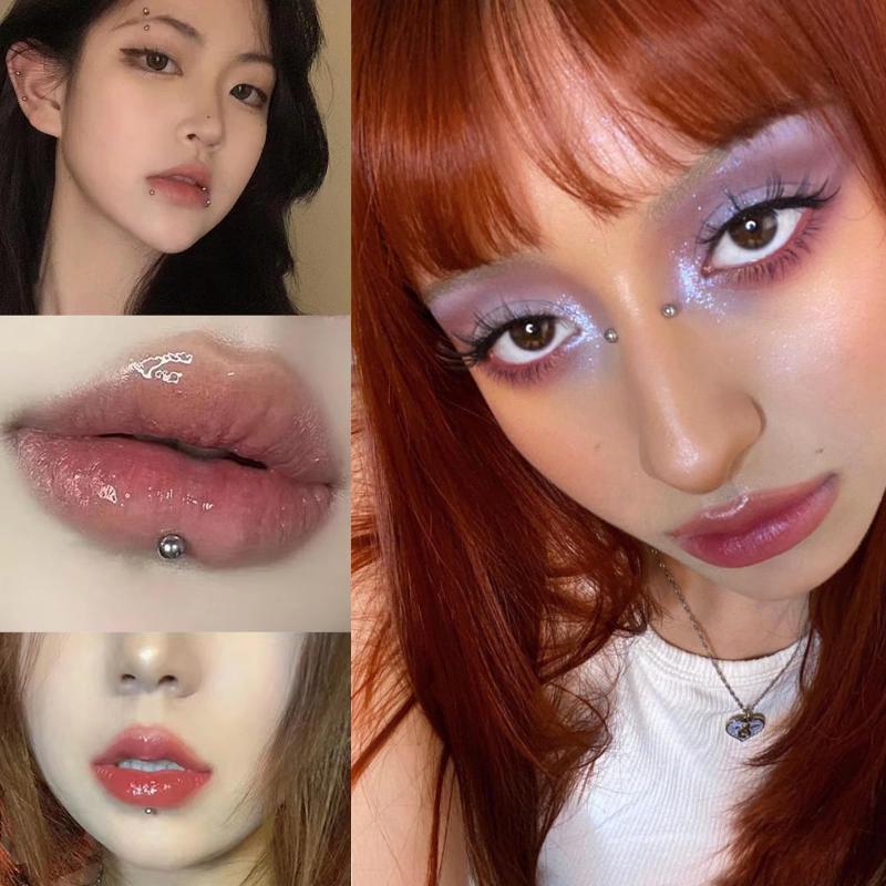 321pcs ไม่เจาะ Lip Studs สติกเ - Body Jewelry Belly Button Rings บทวิจารณ์และราคา