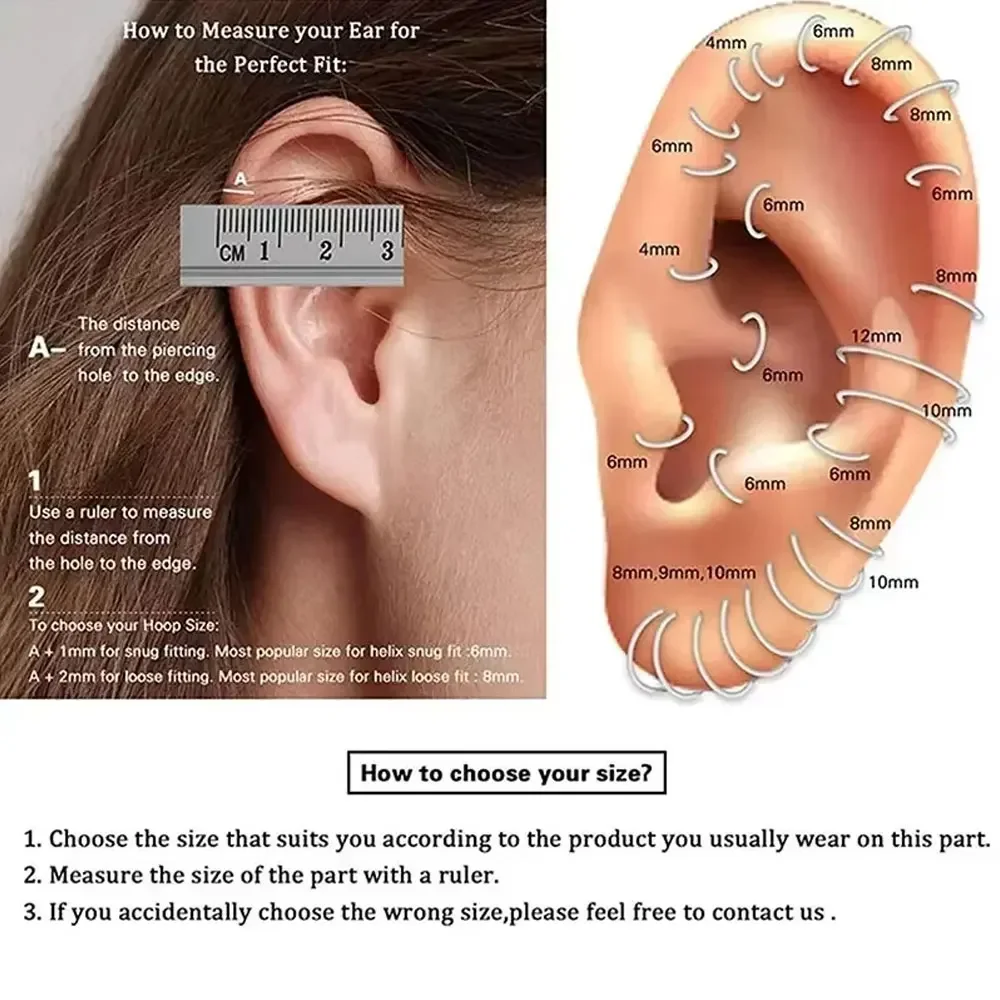 10 ชิ้น 316L สแตนเลสสตีลแหวนจม - Zoor Body Jewelry บทวิจารณ์และราคา