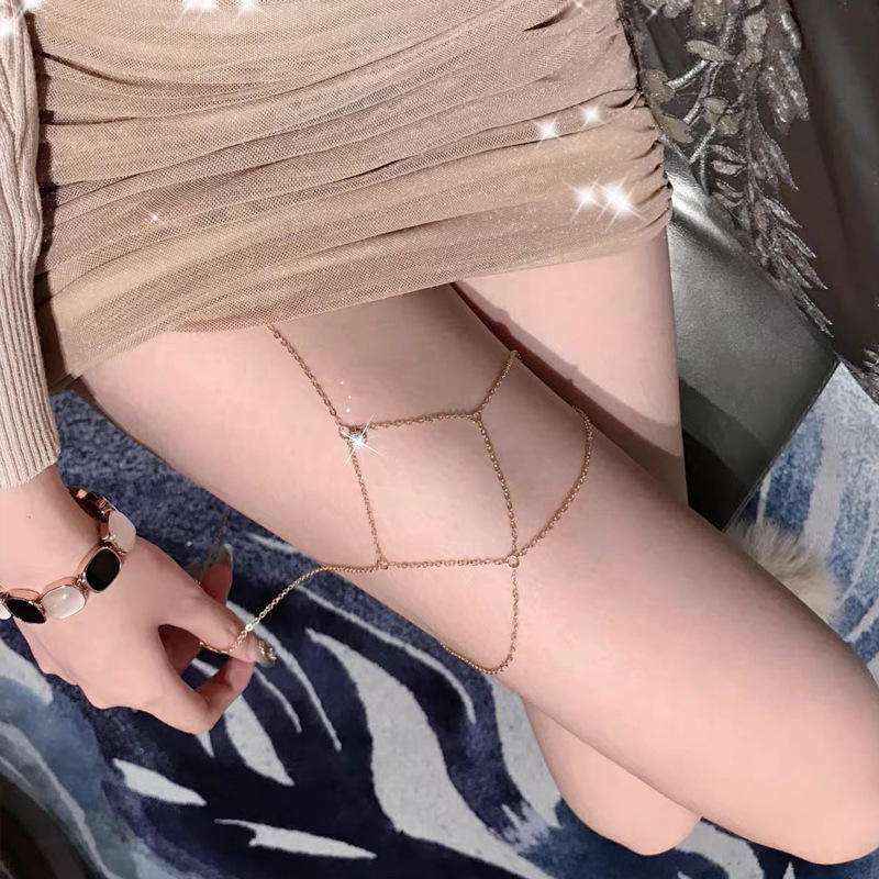 สร้อยขาเพชรสำหรับไนท์คลับ บิกิ - Body Jewelry Europe บทวิจารณ์และราคา