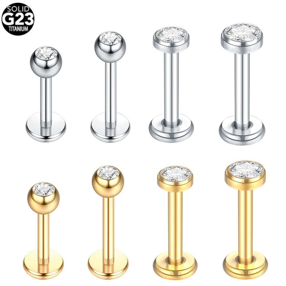 จิวเวอร์ริ่งเจาะริมฝีปากทำจากไ - Body Jewelry Internally Threaded บทวิจารณ์และราคา