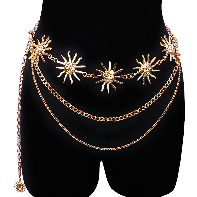 Chunky Multilayer Punk Gothic  - Body Jewelry Outfit บทวิจารณ์และราคา