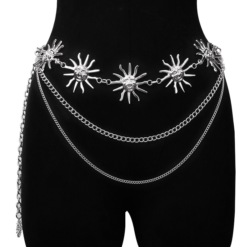 Chunky Multilayer Punk Gothic  - Body Jewelry Outfit บทวิจารณ์และราคา