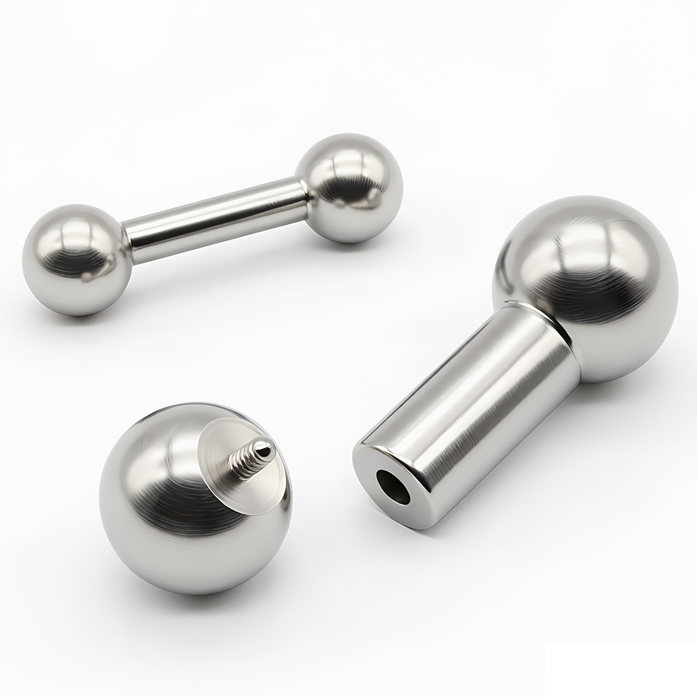 1 PC 12G-00G สแตนเลสสตีลตรง Ba - Body Jewelry Internally Threaded บทวิจารณ์และราคา