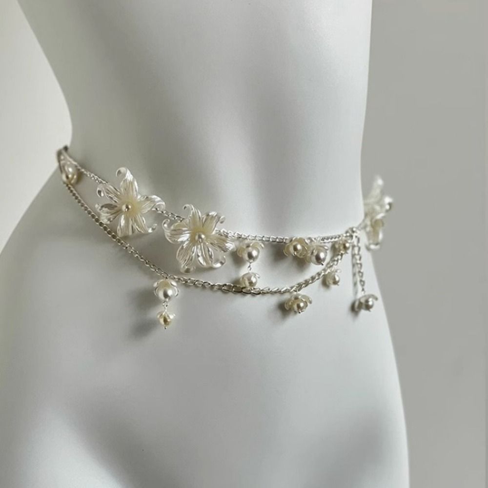 โซ่คาดเอวไข่มุกแฟชั่นสุดหรู เค - Body Jewelry Outfit บทวิจารณ์และราคา