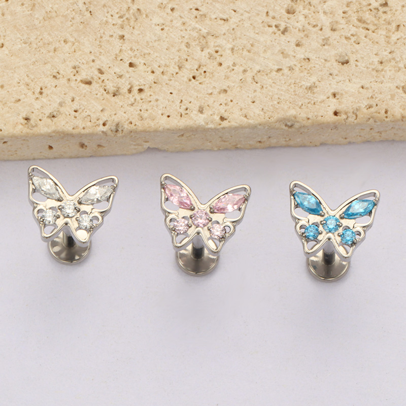ต่างหูไทเทเนียม ASTM F136 แบบก - Zoor Body Jewelry บทวิจารณ์และราคา