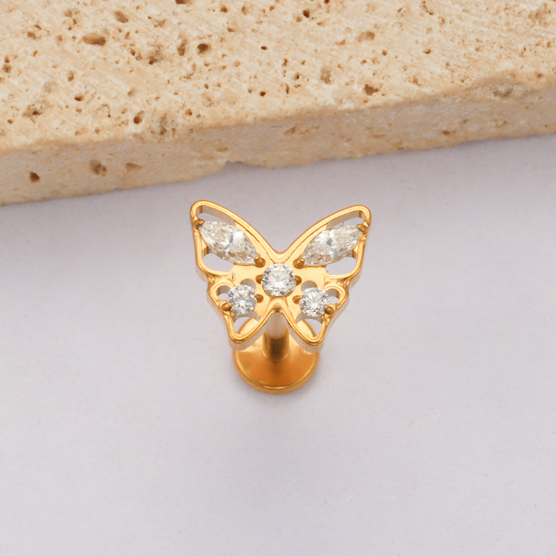 ต่างหูไทเทเนียม ASTM F136 แบบก - Zoor Body Jewelry บทวิจารณ์และราคา