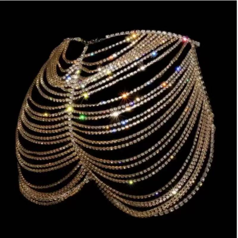 กระโปรงครึ่งตัวประดับเพชรเทียม - Body Jewelry Rhinestone บทวิจารณ์และราคา