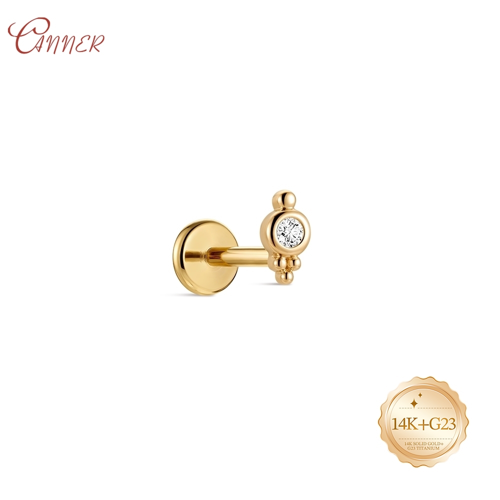 ต่างหูทองคำแท้ 14K แบบเกลียวใน - Body Jewelry Internally Threaded บทวิจารณ์และราคา